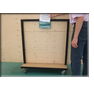 pocket with magnetic strip on metal trolley
